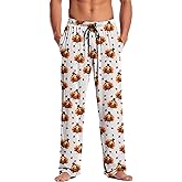Sekibraunk Men's Pajama Pants Lightweight PJs Bottoms, Lounge Sleepwear PJ Pants