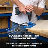 Kreg KHI Concealed Hinge Jig, Blue — Accurate Hinge Positioning view 4