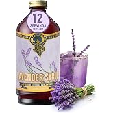 Portland Syrups Lavender Syrup for Drinks 12 oz, 12 Servings | French Lavender &amp; Organic Cane Sugar Blend, Elevate Drinks, Cocktails, Mocktails, Baked Goods, Marinades &amp; Desserts