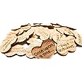 Rustic Wood Heart Confetti For Weddings - Engraved Zambia