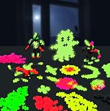 PLUS PLUS Building Blocks Toy 360 pc Glow in the Dark Creative STEM Play view 2
