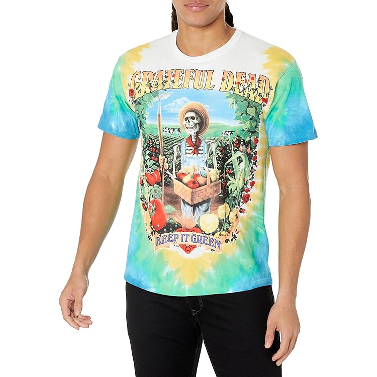Grateful Dead 1989 FALL TOUR Tシャツ Liquid Blue Unisex-Adult Standard Grateful Lunar Dead Fall
