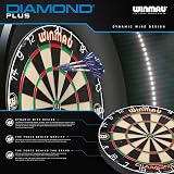 WINMAU Diamond Bristle Dartboard One Colour 3011 view 6
