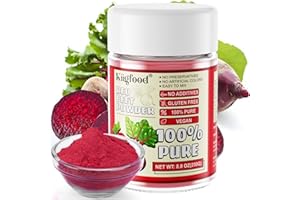 Natural Red Beet Powder - Kiigfood 8.8OZ/250g Premium Red Food Coloring, Organic Beetroot Powder for Drinks, Smoothies, Cocktail, Baking - Vegan, Gluten-Free, Non-GMO