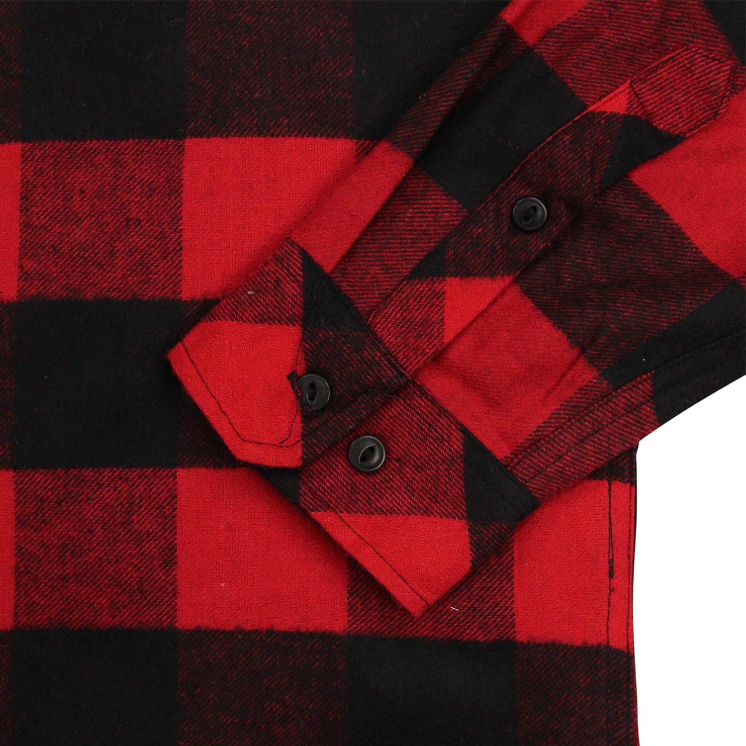 Men's Button Down Long Sleeve Flannel Shirt: Clothing