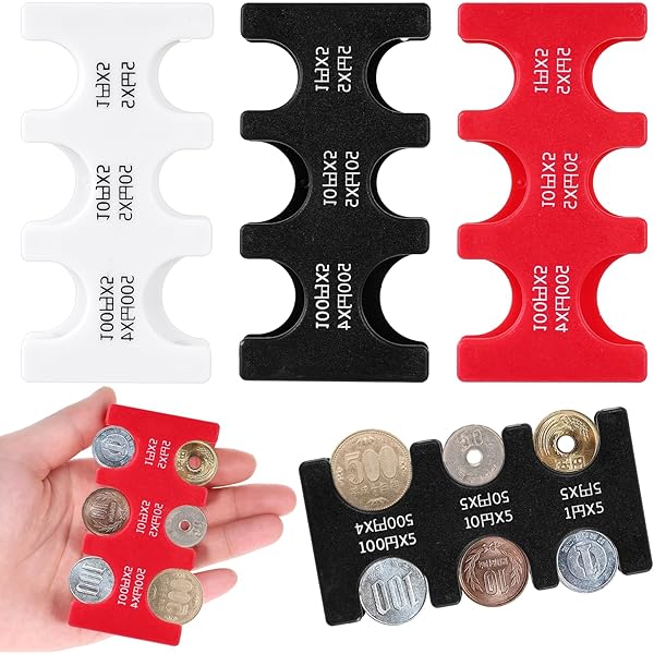 Amazon.com: Ximimark 5Pack Compact Plastic Coin Holder Organizer
