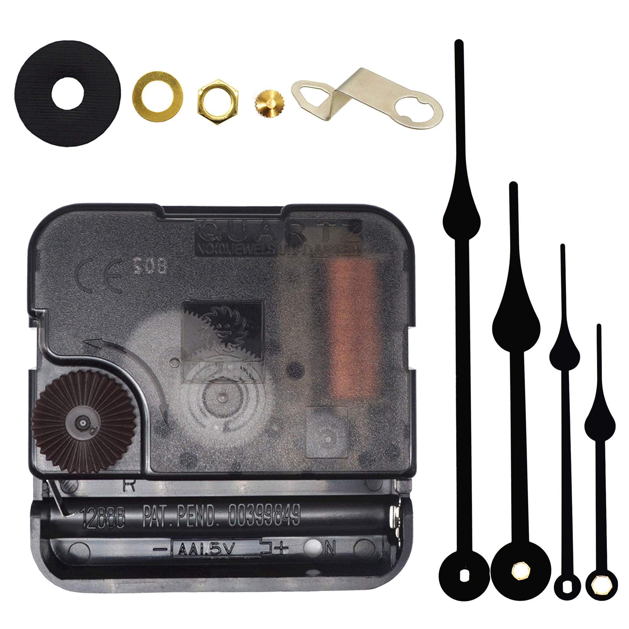 Include Hands Quartz DIY 12888 Wall Clock Movement Mechanism Battery