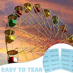 Kosiz 1000 Sheets 25 Bid Raffle Tickets - Chinese