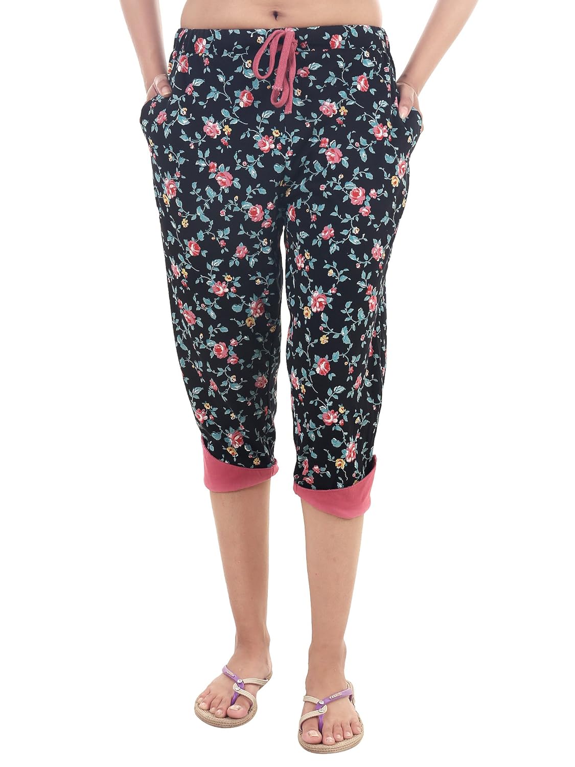 9teenagain women's hosiery night pyjama (black)