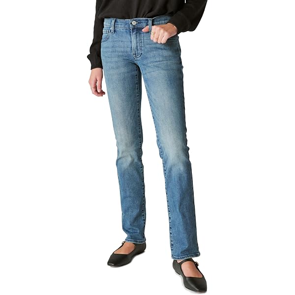 Jean Lucky Brand Bridgette Ourlet Brut - Skinny Taille Haute Stretch, Taille 6/28, Neuf Avec étiquettes