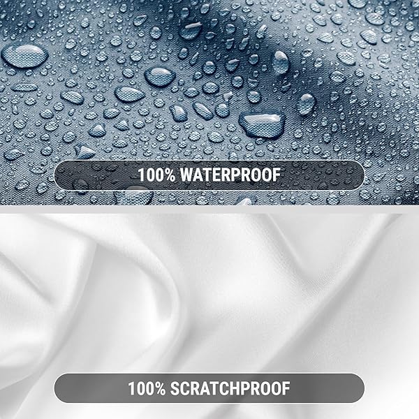 ICARCOVER 15-LAYER CAR COVER WATERPROOF ALL WEATHER | PREMIUM QUALITY CAR COVERS FOR AUTOMOBILES, UV PROTECTION, GRAND VILLE, GRAND PRIX, FLEETWOOD, DE VILLE, CAPRICE, SIZE C22 (SEE SIZE CHART)