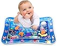 Infinno Tummy Time Mat Tapis de jeu gonflable de qualité supérieure pour bébés et tout-petits 3, 6, 9, 12 mois, renforce les muscles de votre bébé, portable