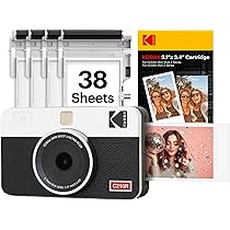 Kodak Cartucho de filme 4Pass 5 x 8 cm (60 folhas) para Kodak Mini