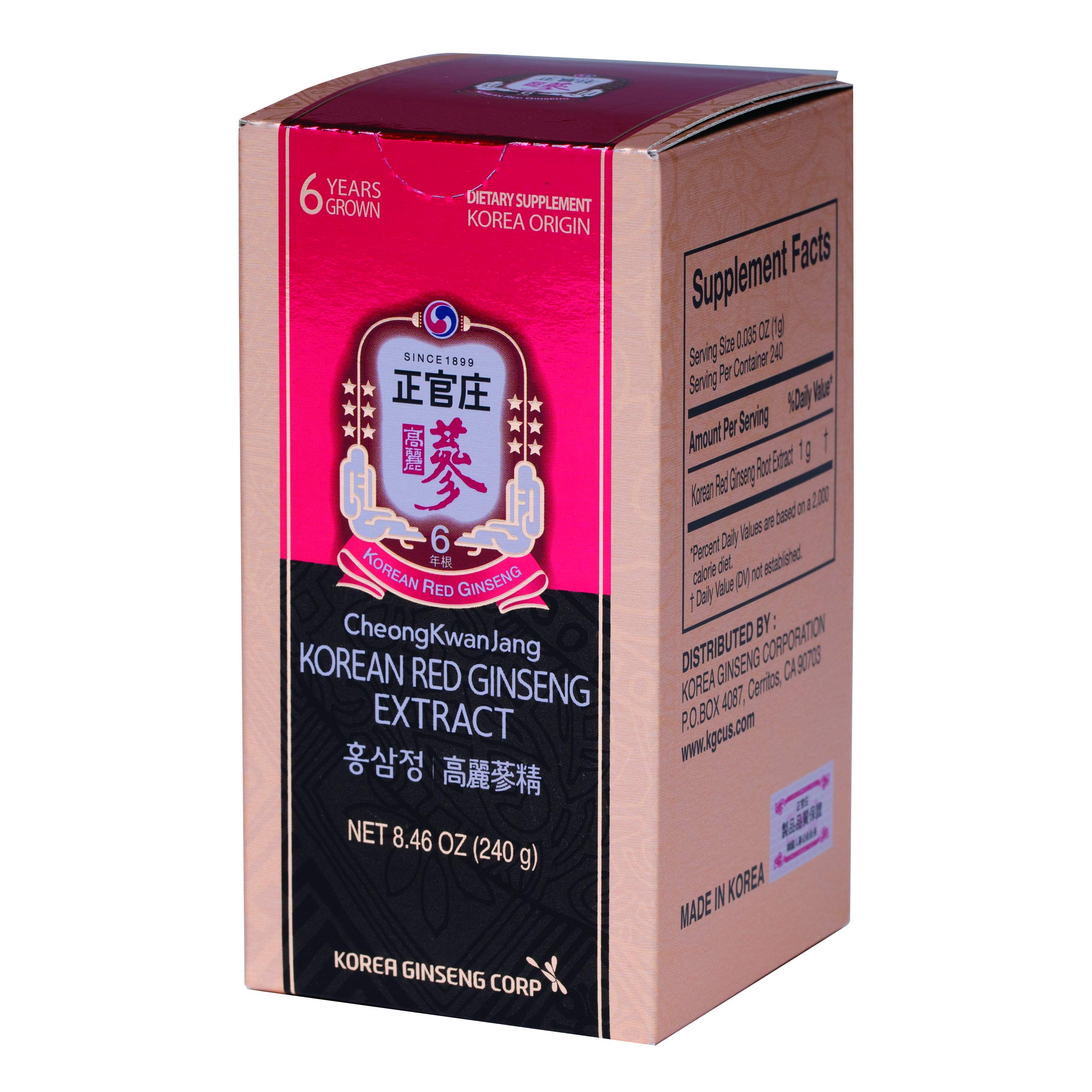 KGC Cheong Kwan Jang [Korean Red Ginseng Extract] For Extra Strength