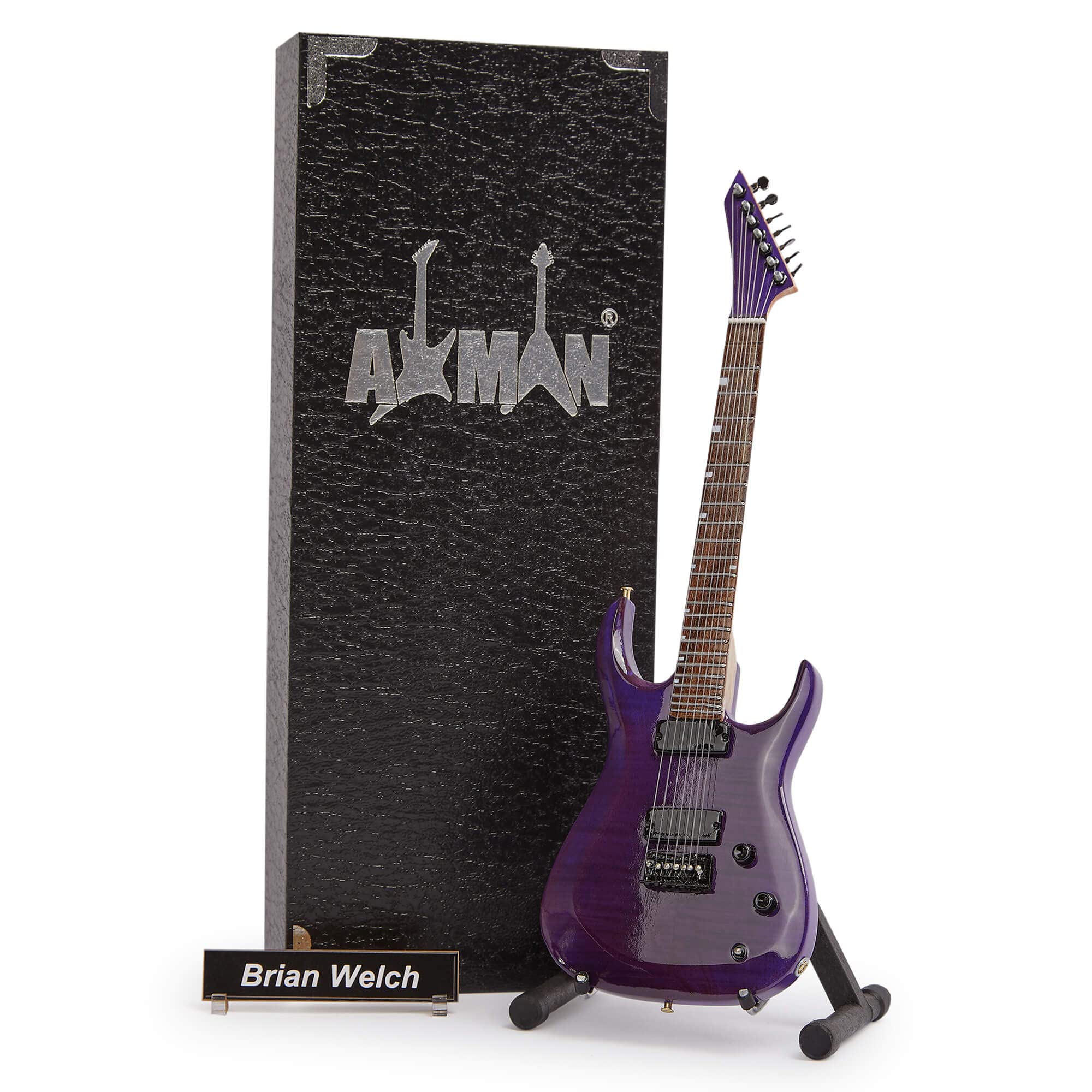 Brian 'Head' Welch (Korn) - LTD SH-6: (Korn) Brian 'Head' Welch - Miniature Guitar Replica - Music Gifts - Handmade Ornamental 1/4 Scale - Includes a Display Box, Name Tag and Miniature Guitar Stand