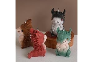 ESEENS Dragon Soap & Resin Casting Molds - Animal & Candle Making Silicone Molds for Home Decor
