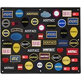 AOUTACC Tactical Patch Display Panel, Hook &amp; Loop Patch Panel,Tactical Patch Holder Board for Army Uniform Hook and Loop Badges