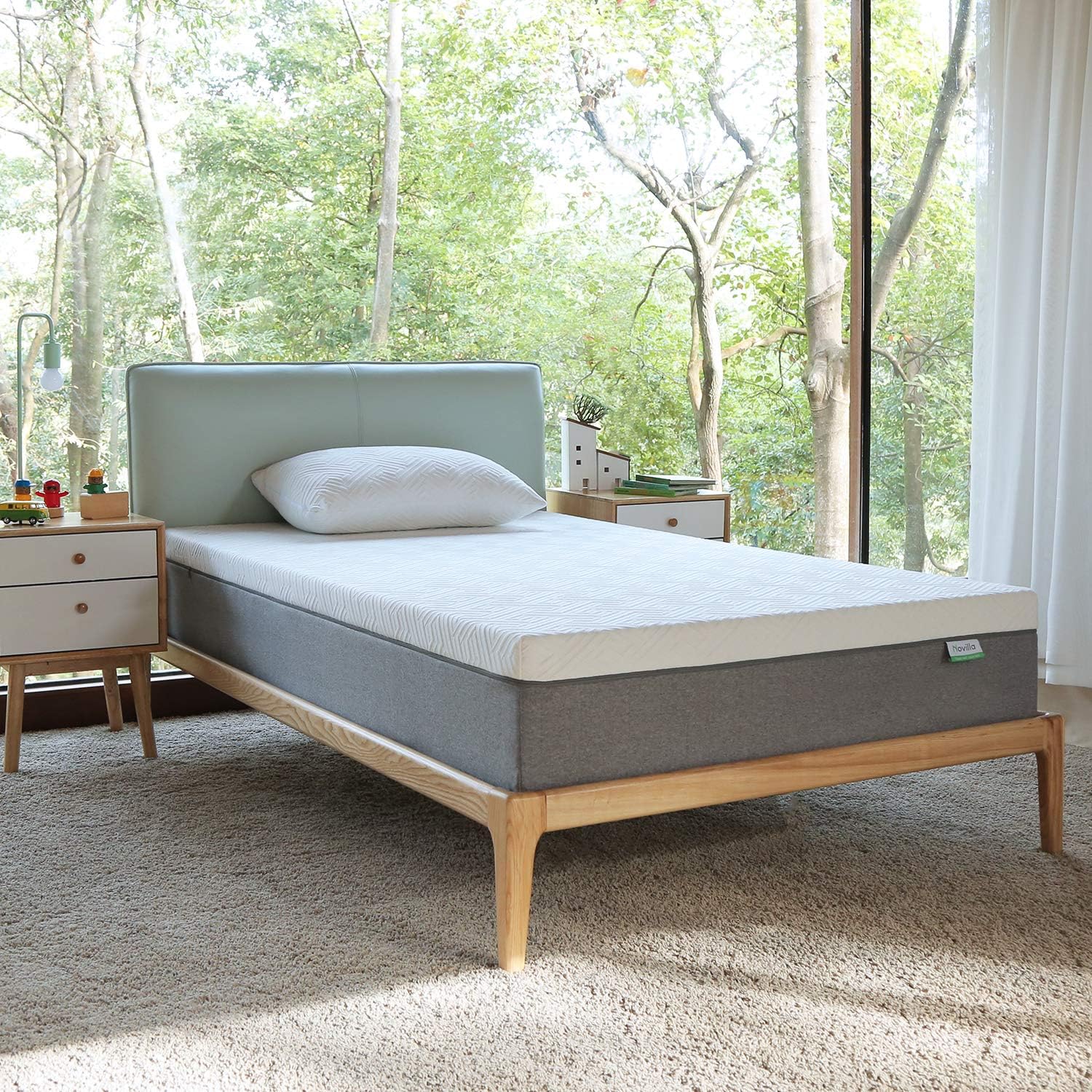 Novilla Full Mattress, 12 inch Gel Memory Foam Full Size Mattress for a Cool Sleep & Pressure Relief, Medium Firm Feel with Motion Isolating, Bliss: Furniture & Decor