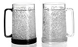 EASICOZI Double Wall Gel Frosty Freezer Ice Mugs