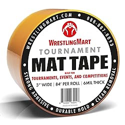WrestlingMart Tournament Mat Tape Roll – Clear