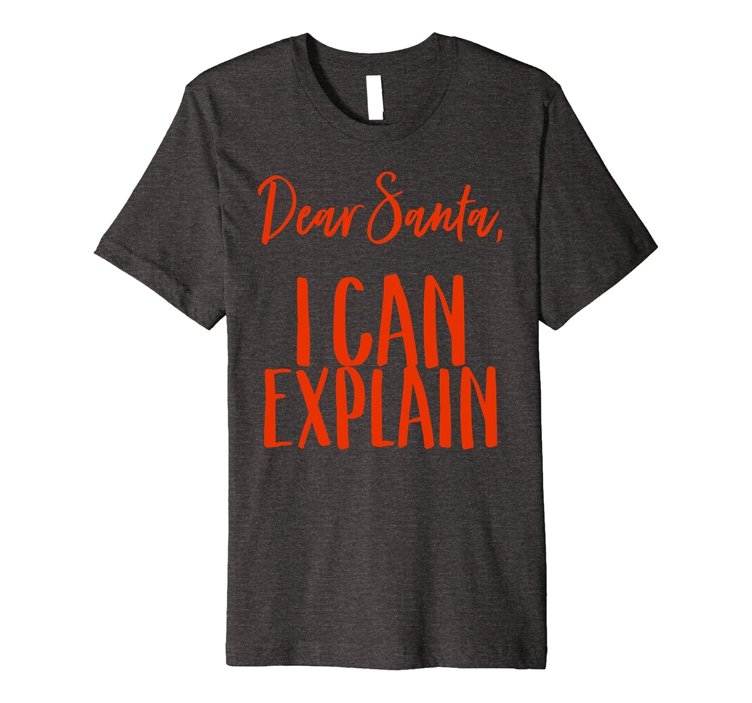 Dear Santa I Can Explain Funny Christmas Guilt Silly Shirt-ANZ