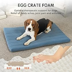 BALANCE Dog Crate Bed, Orthopedic Dog Bed Pad with