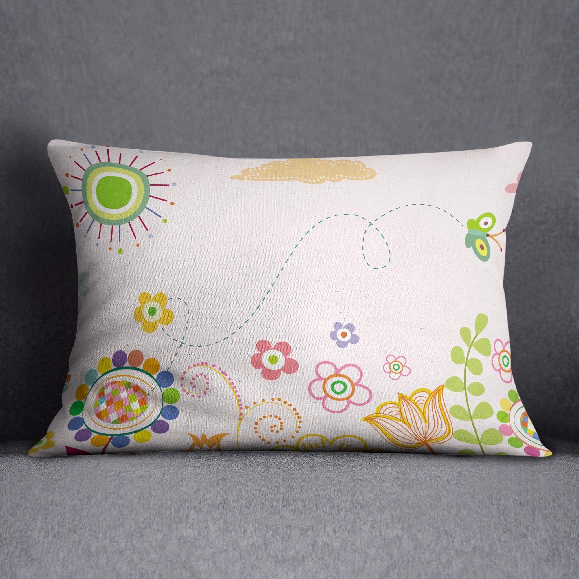 Bonamaison Decorative Cushion Cover, New Designed/Easy-care Cushion Cover, Hidden Zipper, Size: 35X50 Cm - Designed and Manufactured in Turkey