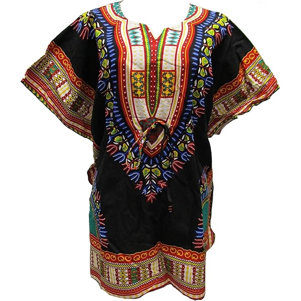 Amazon.com: Elegant Women's Traditional Dashiki Dress Print Colors With  Elastic Weist (Orange) : Clothing, Shoes & Jewelry