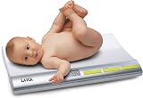 LAICA Electronic Baby Scale, 20g-20kg, Weight Lock Function, Silver view 2