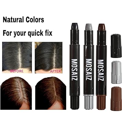 Buy Mosaiz Hair Chalk For Girls And Boys 12 Pcs Chalk Pens Including Black And Brown Colors Washable Temporary Hair Color For Kids Teens And Adults Online In Indonesia B077fq52gt