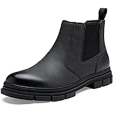 Jousen Chelsea Boots Men Casual Slip On Boots for Men Ankle Dress Mens Boots