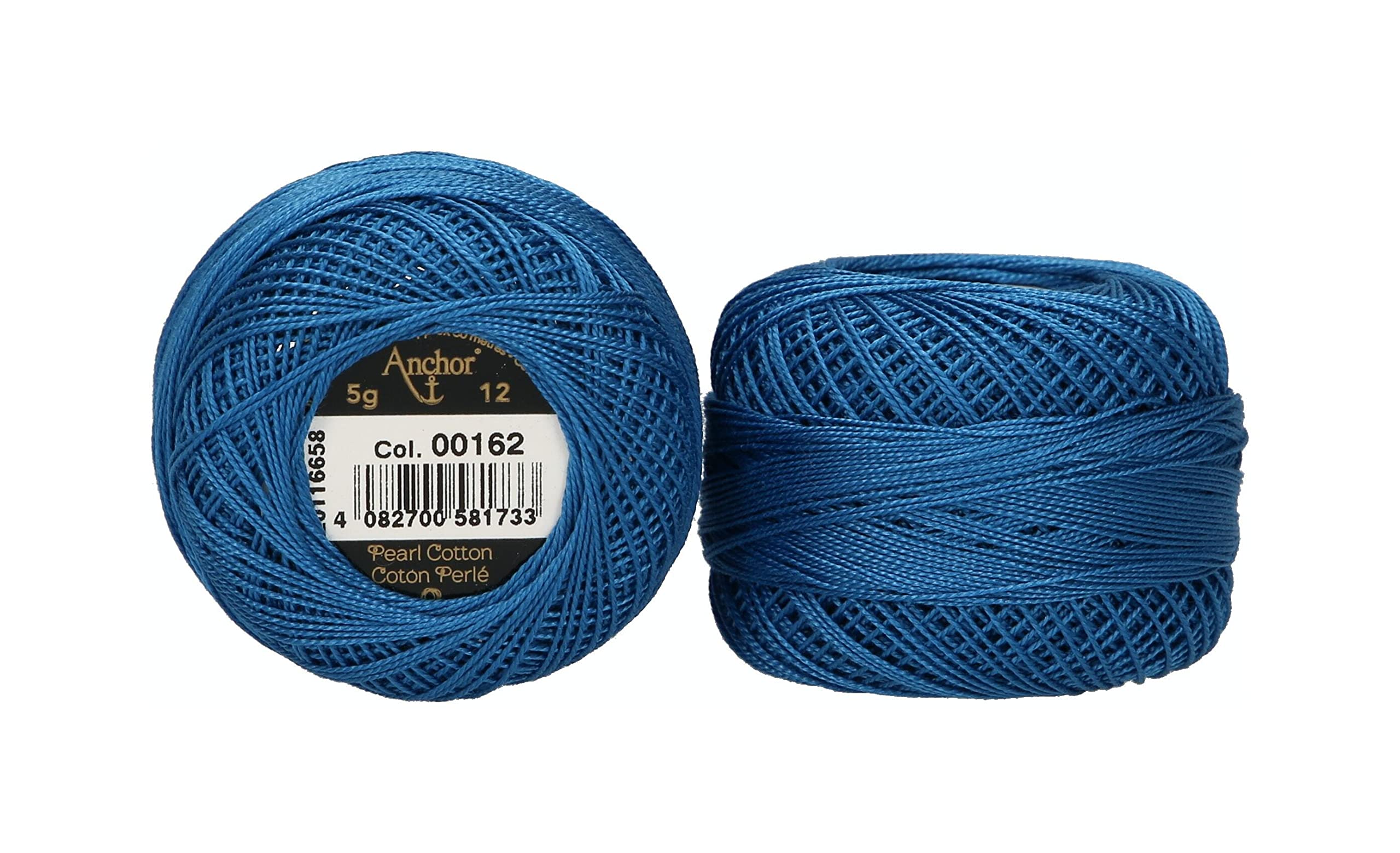 Anchor Pearl Yarn, Thickness: 12, Packaging: 5G, Running Length: 56M 162 Embroidery Threads