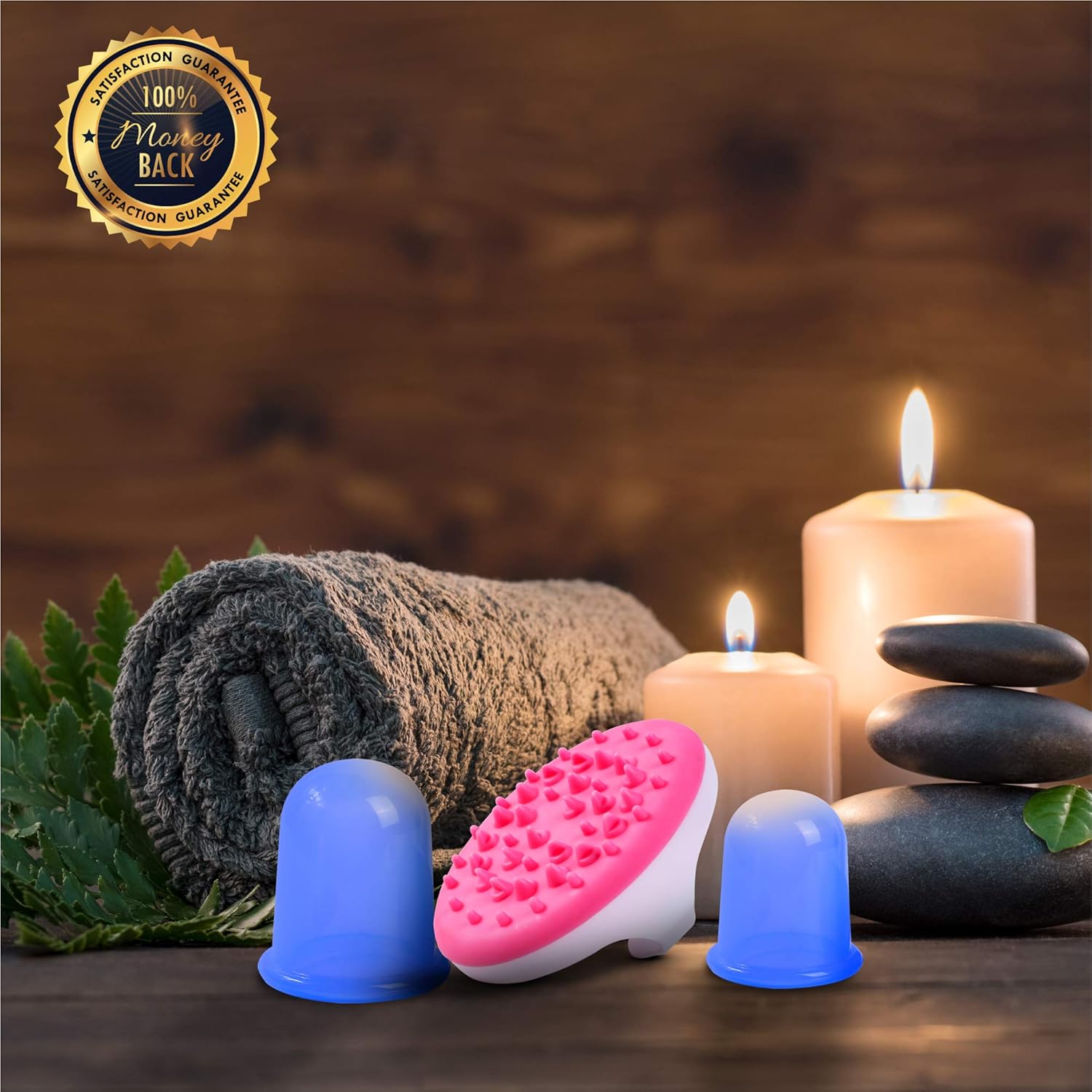 Anti Cellulite Cup with Cellulite Massager - Vacuum Suction Cup for Cellulite Treatment - Amazing Cellulite Remover - Good to Use with Cellulite Cream or Cellulite Oil: Health & Personal Care