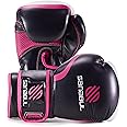 Sanabul Essential Gel Boxing Gloves for Men & Women, Kickboxing MMA, Muay Thai Gloves and Heavy Bag Training Punching & Sparring