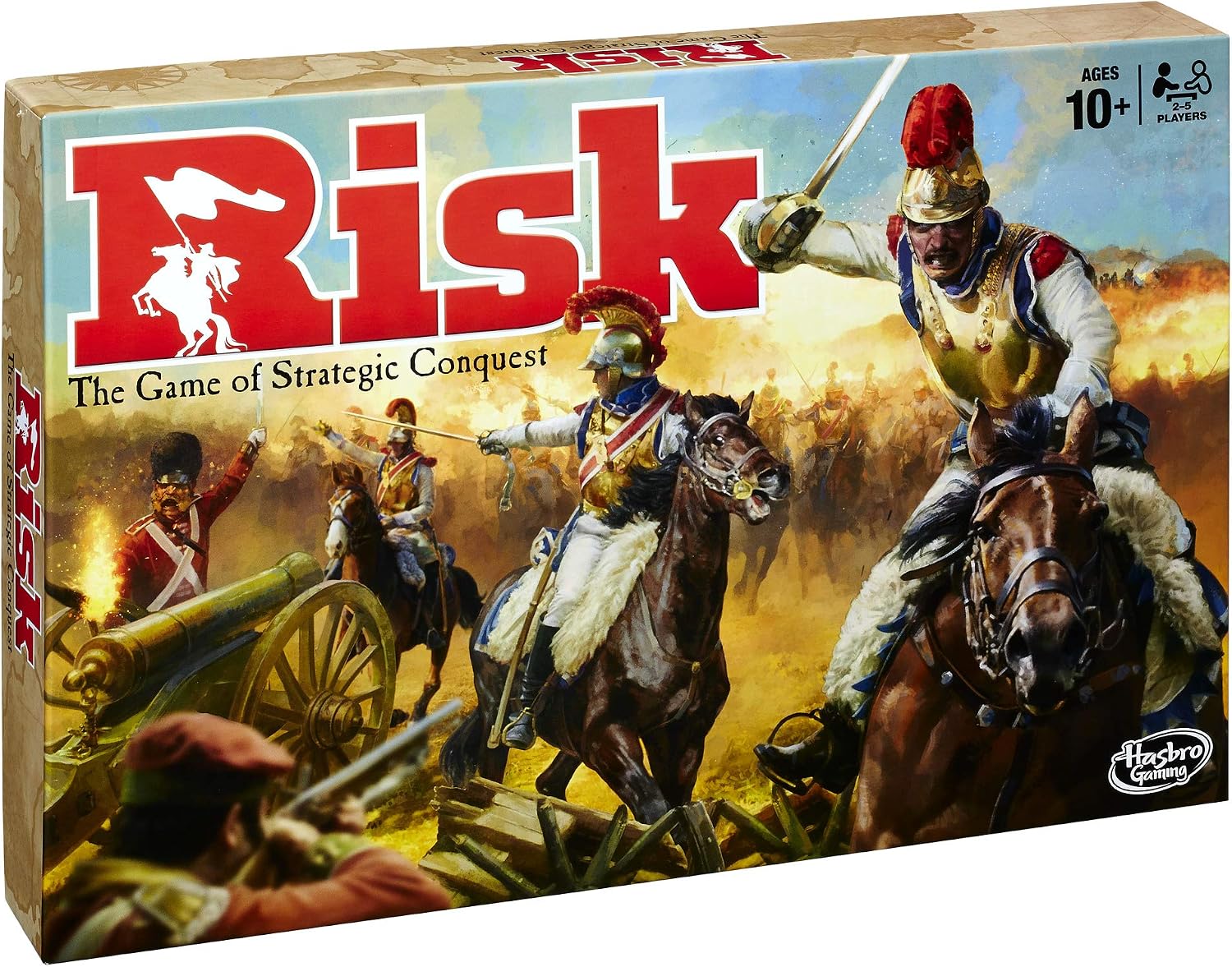 Hasbro Gaming RISK Strategy Board Game (Updated Figures Edition), Global Domination Tactics for Families & Adults