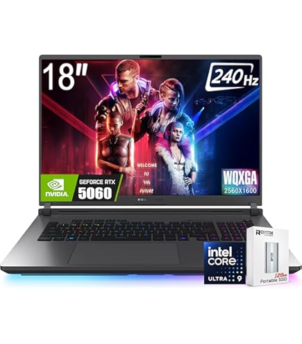Amazon.com: ASUS 2025 ROG Strix 18 Gaming Laptop, 18” ROG Nebula