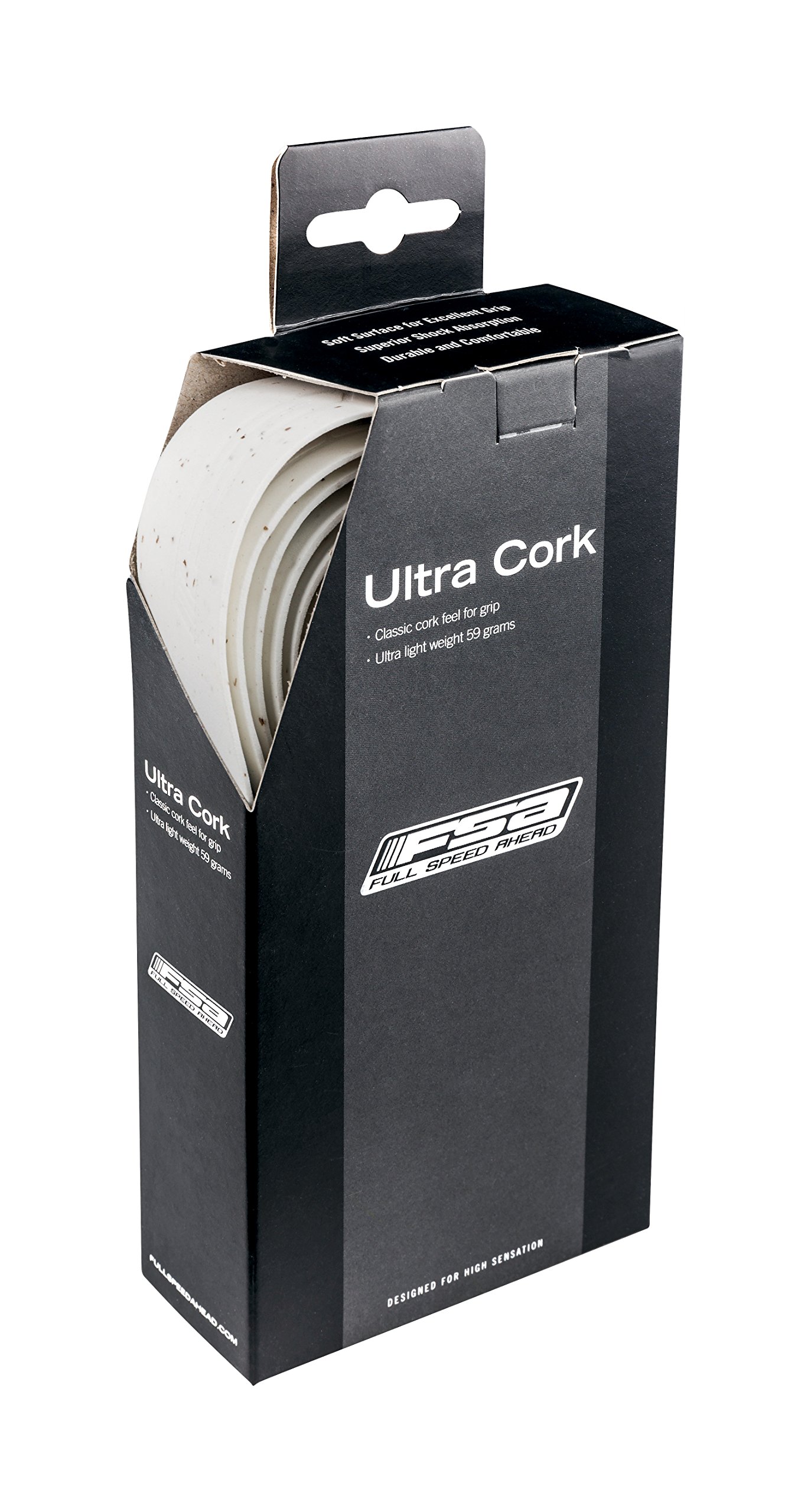 FSA UltraCork Bar Tape - White, N/A