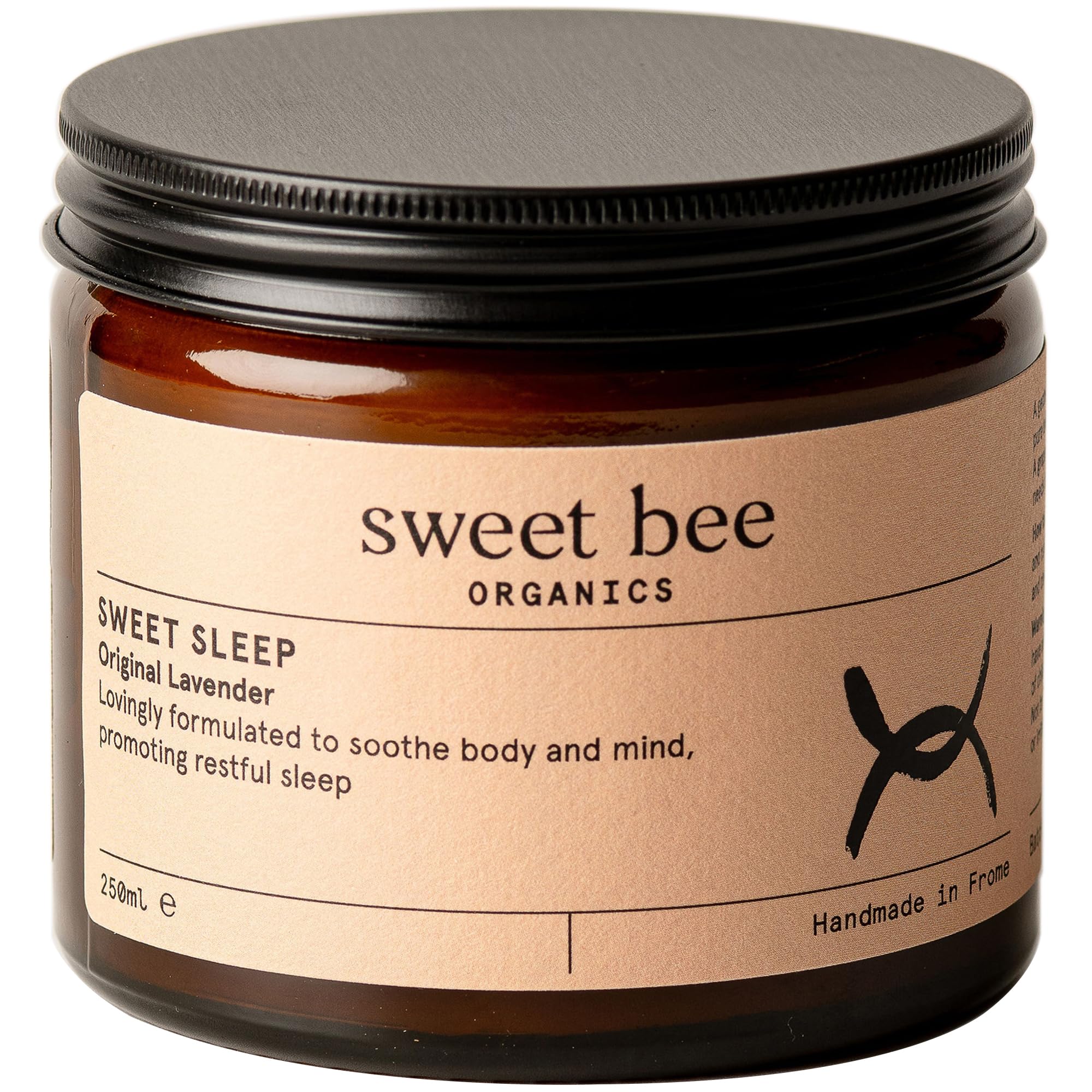 Sweet Bee Magnesium Butter - Soothing Magnesium for Sleep & Relaxation with Shea Butter - Moisturizing Magnesium Balm for Muscle Recovery - Nourishing Magnesium Cream for Sleep - Lavender 250ml