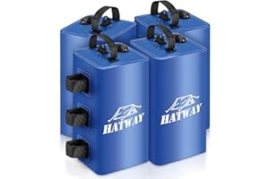 Hatway Canopy Water Weight Bag,88 LBS Water Tent Weights Set of 4 Leg Weights for Pop Up Canopy,Gazebo,Canopies,Tent-4 * 10L-Blue