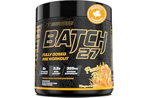 Batch 27 Pre Workout Powder - Nitric Oxide Booster & Preworkout for Men and Women w/Citrulline, Beta Alanine, Caffeine for En