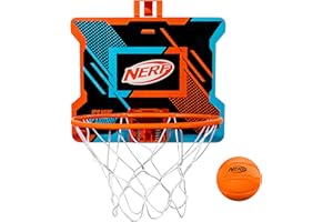 Franklin Sports NERFOOP Slam Mini Basketball Hoop Set - Pro Hoop Mini Hoop Set with NERF Foam Basketball - Spring Loaded Rim 