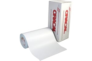 ORACAL 651 Permanent Matte White Vinyl – Adhesive Vinyl for Crafts, Decals & Stickers, (12" x 6ft)