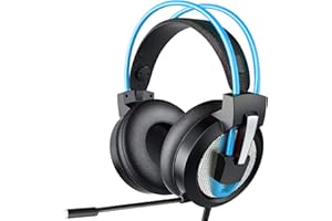 Zentouch Gaming Headset, Stereo Headset with Noise Cancelling and Mic, Over Ear Headset for PS4 PC Laptop