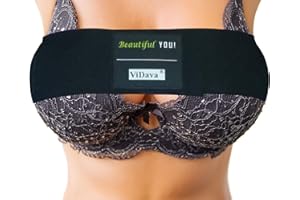 ViDava Breast Implant Stabilizer Band, Post Surgery Breast Augmentation and Reduction Strap, High Impact Support Band, Chest Belt, Breast Support Bandage, One Size Fits Most