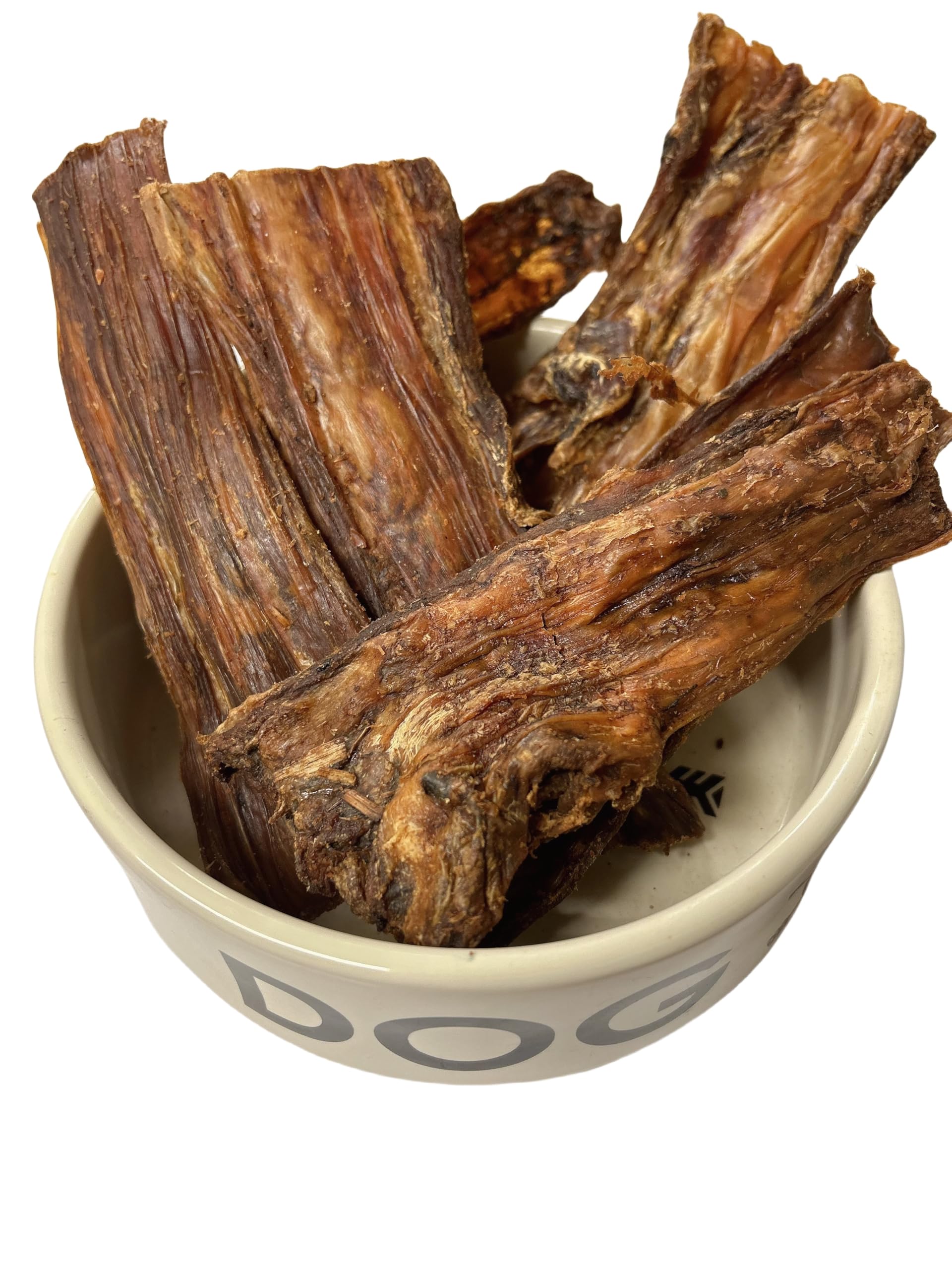 Pawkaboo® Natural Dog Chews 100% Pure Beef Gullet Sticks 6-7 inches Long 600g (40-50 sticks) - Hypoallergenic dog chews for puppy and dogs