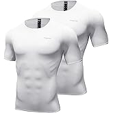 Nepest Mens Vests/Short Sleeve Biking Base Layer Mesh Sleeveless Cycling Baselayer Bicycle Ultralight Undershirts