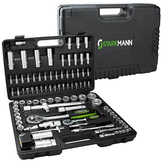 title=Starkmann Set Chiavi a bussola con cricchetto, 94 pezzi, 108 pezzi o 225 pz, con