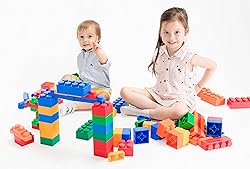 UNiPLAY Mix Soft Building Blocks - 34-Piece Set for