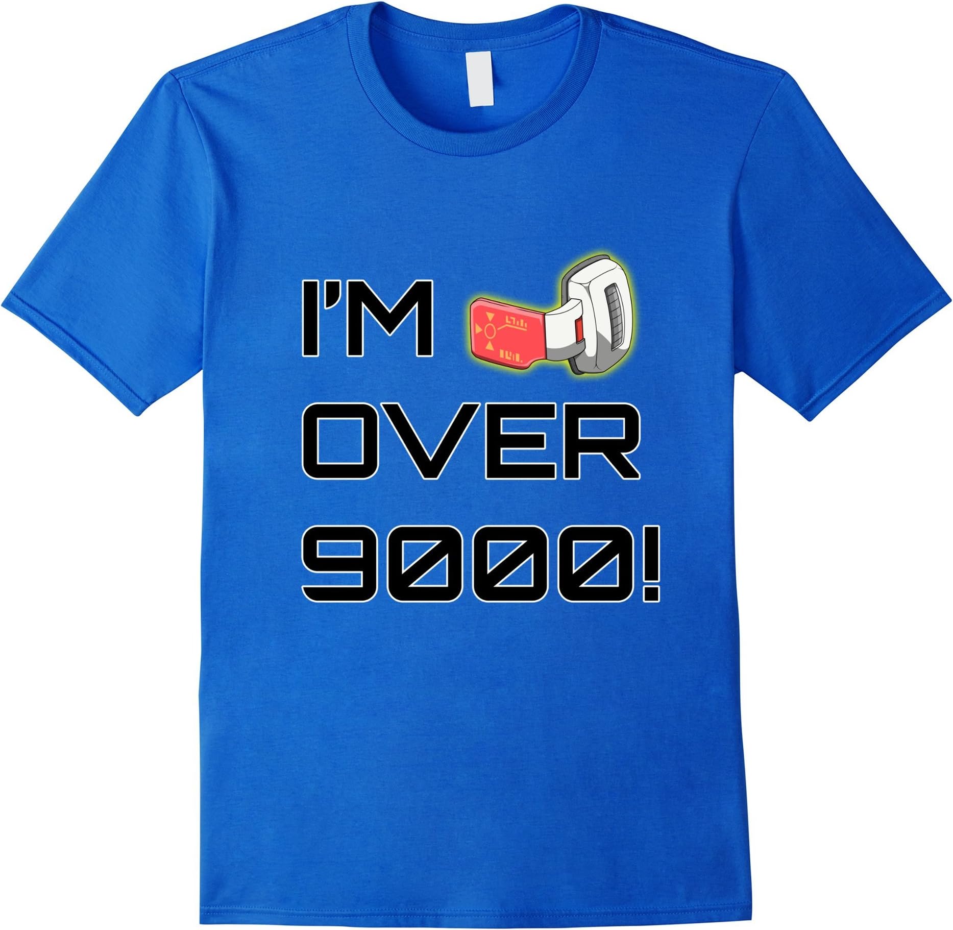 Men's I'm Over 9000, It's Over 9000, DBZ, Anime - T Shirt Medium Royal Blue