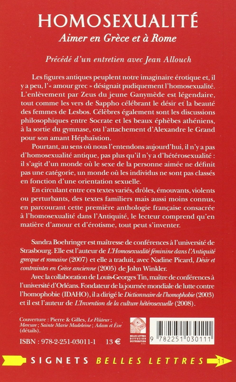 Homosexualite aimer en grece et a rome